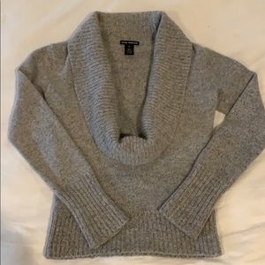 Club Monaco Lambs Wool Cowl Neck Sweater